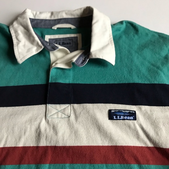 Sold❌ Vintage LL Bean Long sleeve Polo - Men’s - Picture 2 of 7